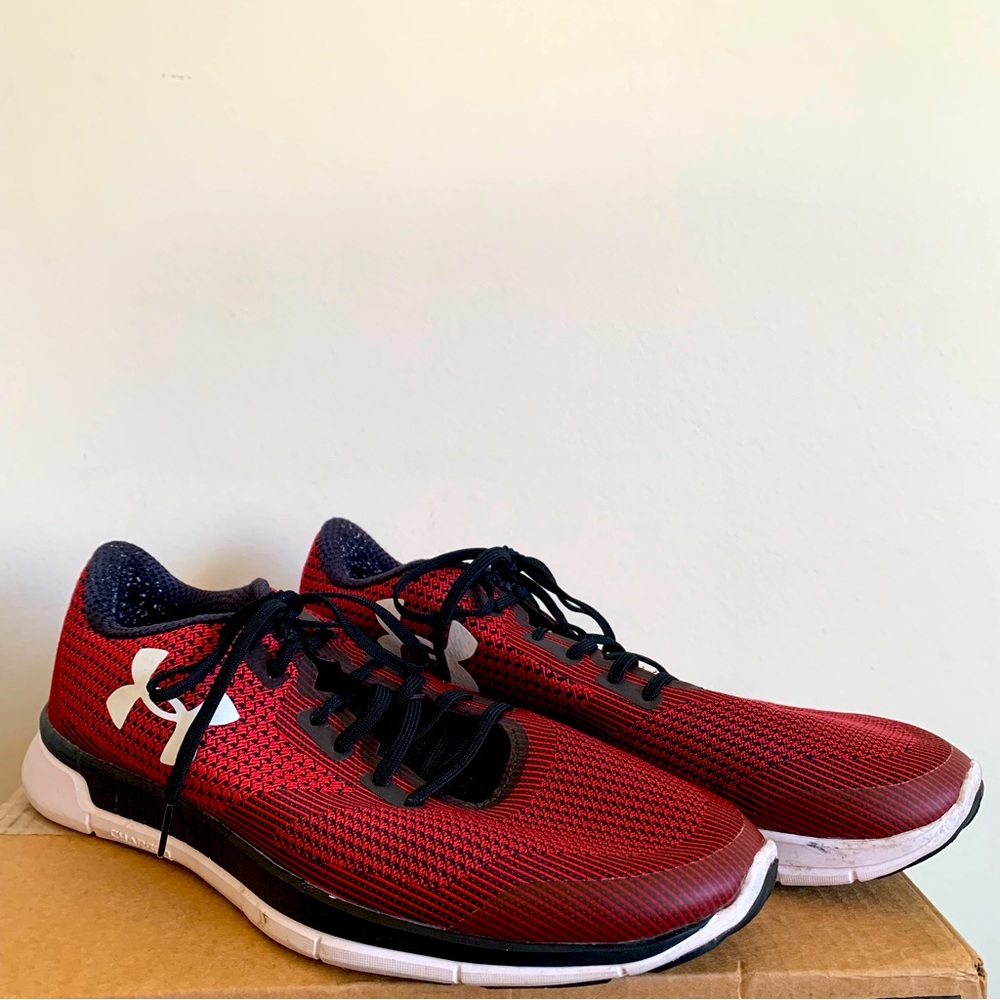 UA Men’s Red Charged Sneakers